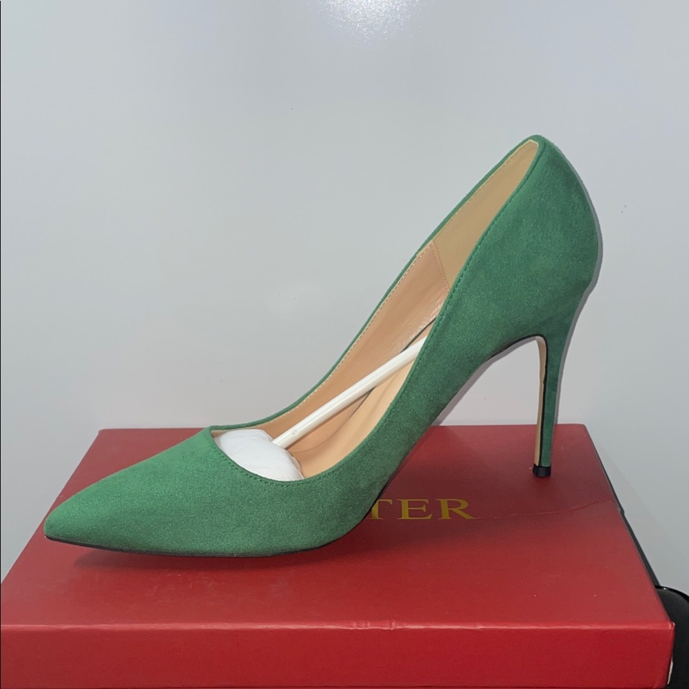Chic Green Stiletto Heels